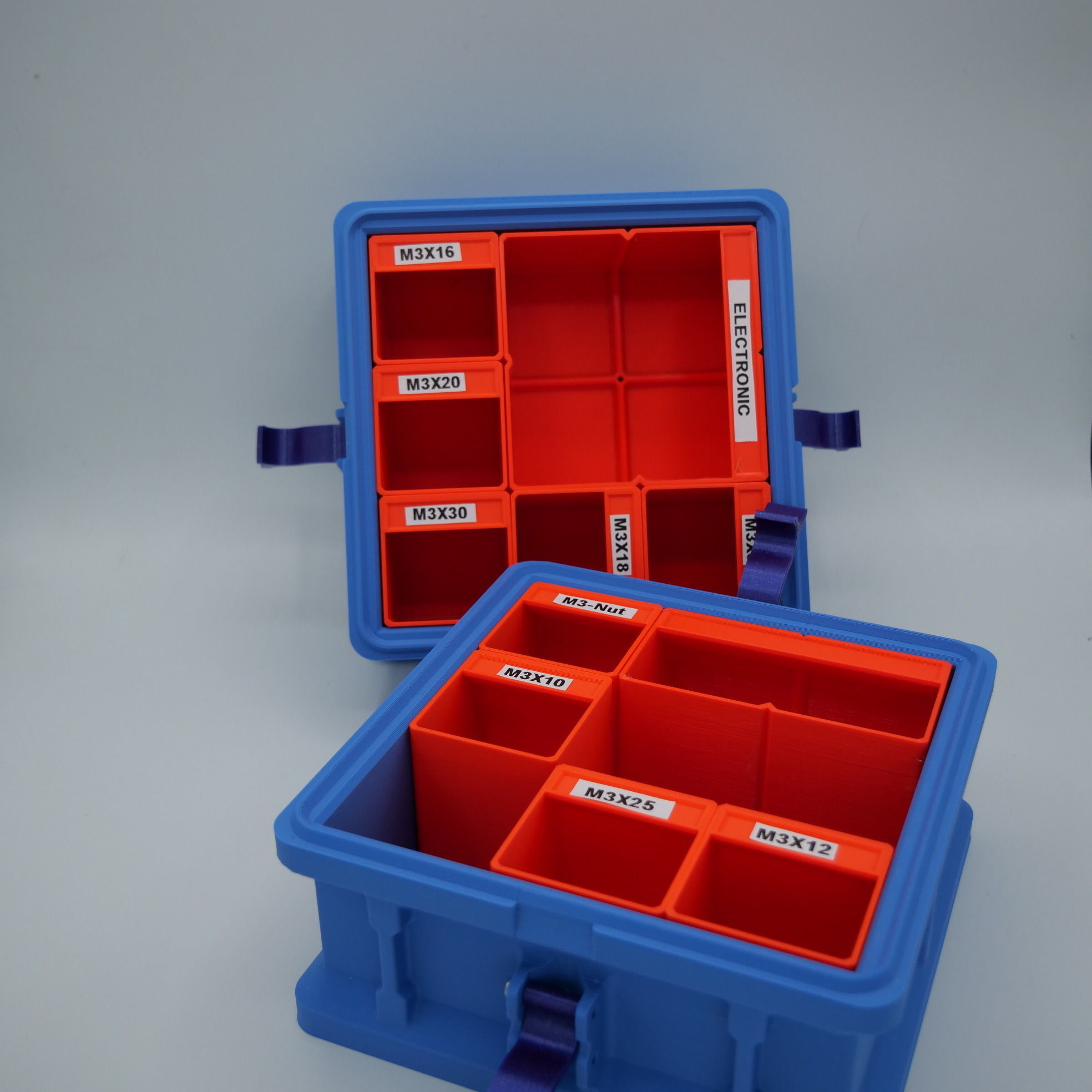 ULTIMATE STACKABLE BOX  CUSTOMIZABLE  3D print model_8