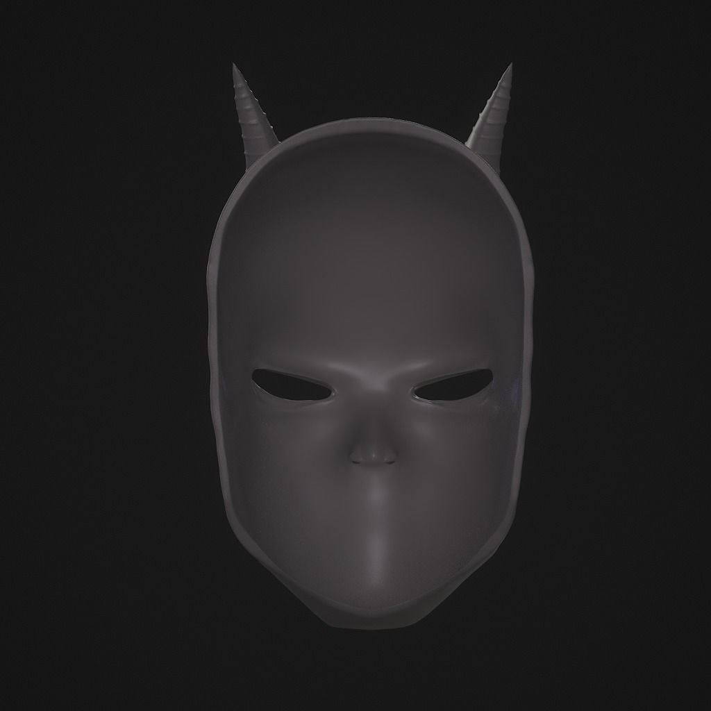 Avici demon mask 3D print model_20