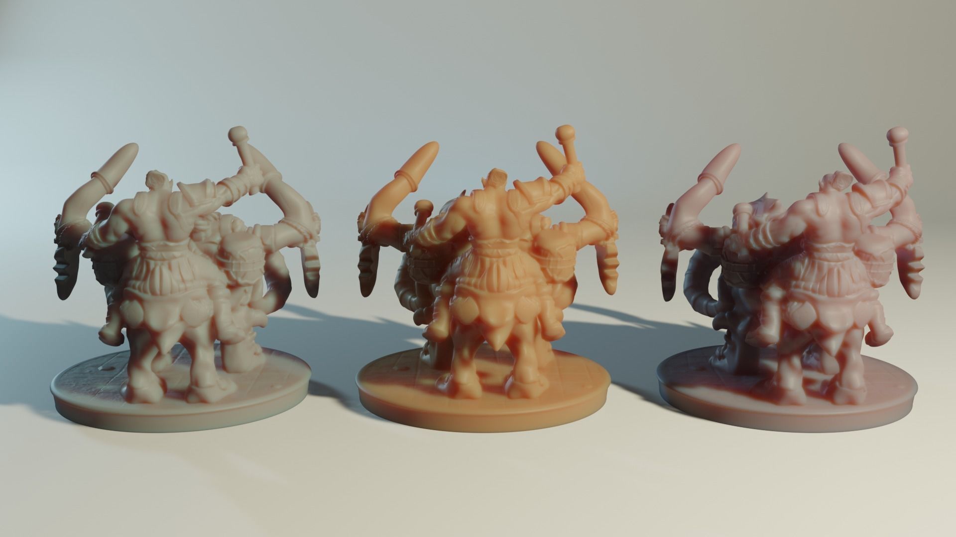 Katatonia Mounted Beast and Orc 3D printing Model 3D print model_5