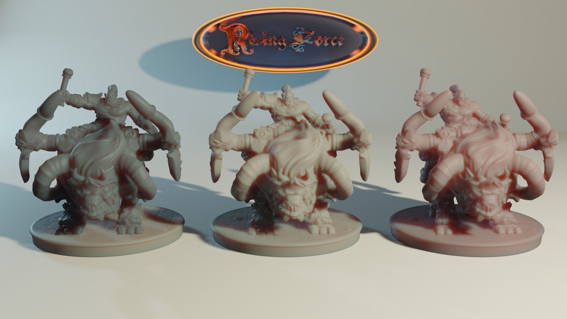 Katatonia Mounted Beast and Orc 3D printing Model 3D print model_16