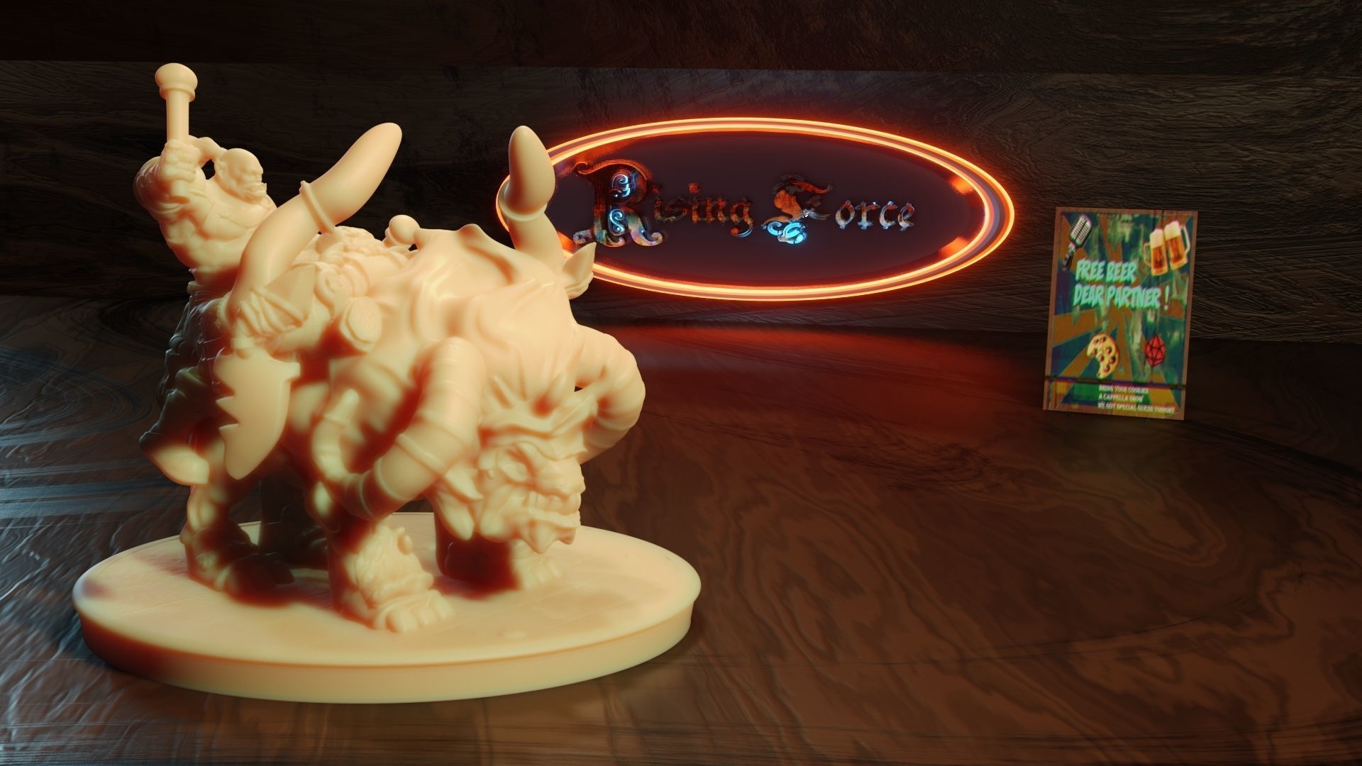 Katatonia Mounted Beast and Orc 3D printing Model 3D print model_27