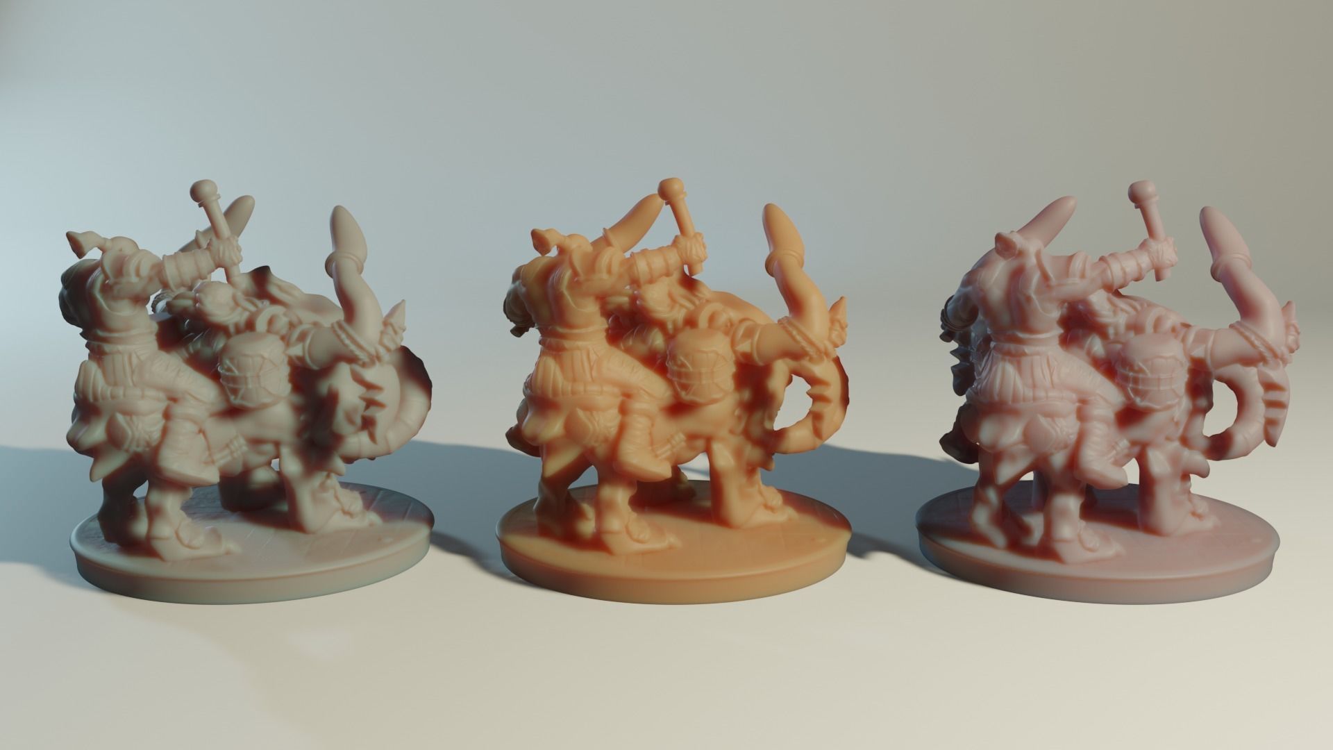 Katatonia Mounted Beast and Orc 3D printing Model 3D print model_4