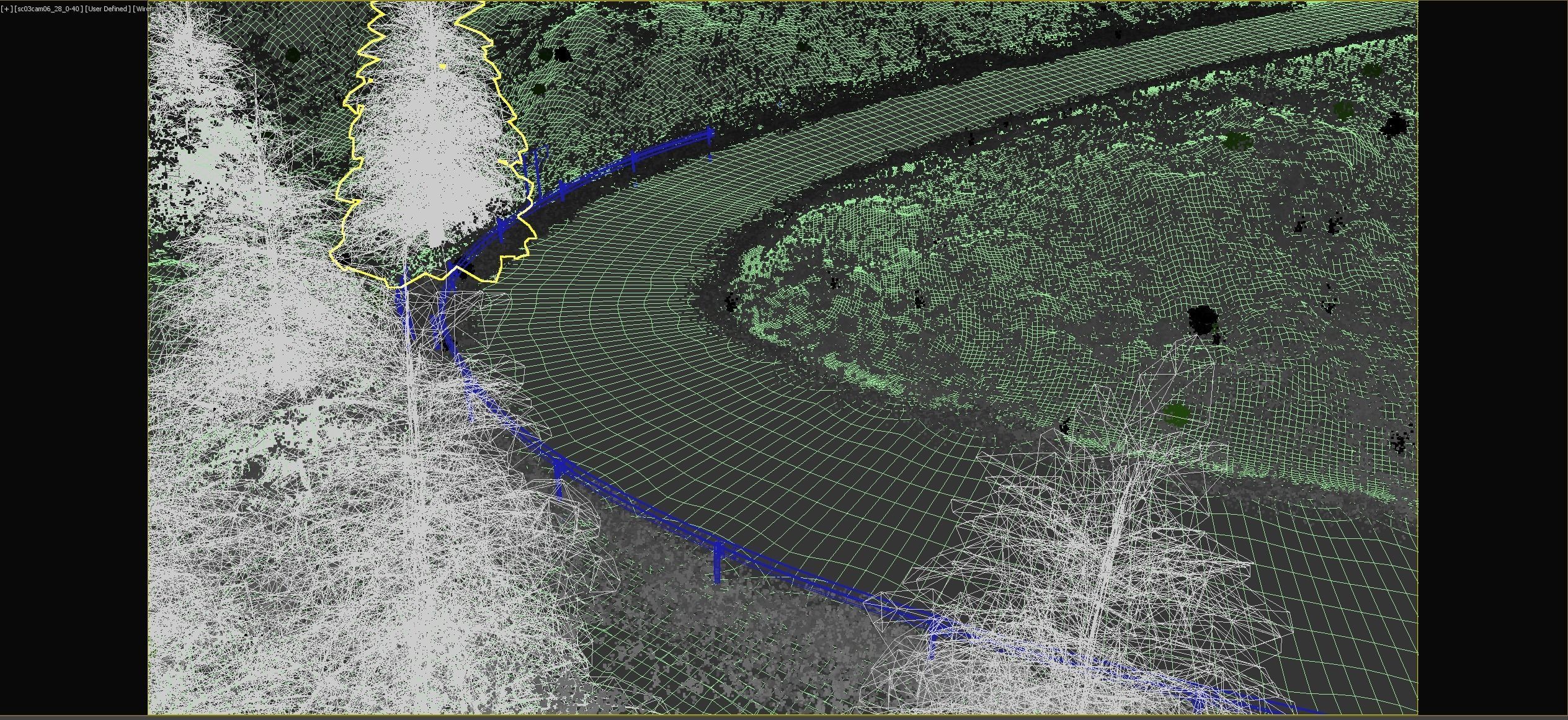 Field uphill highway 3D model_10