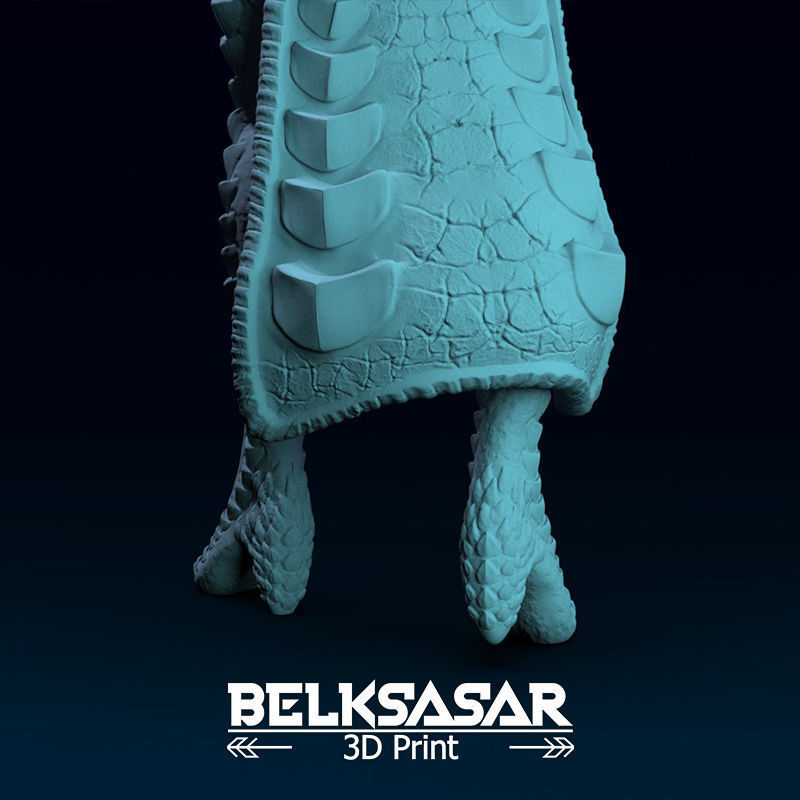 Demoness Mage Normal and Nude 3D print model_20