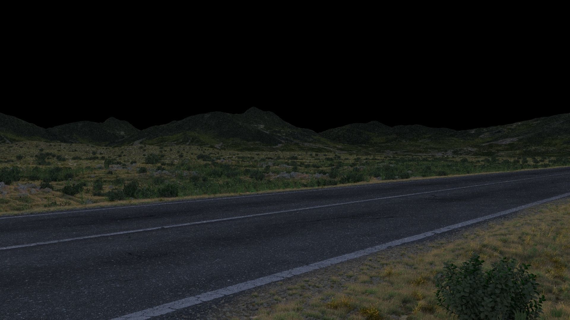 Field road production 3D model_5