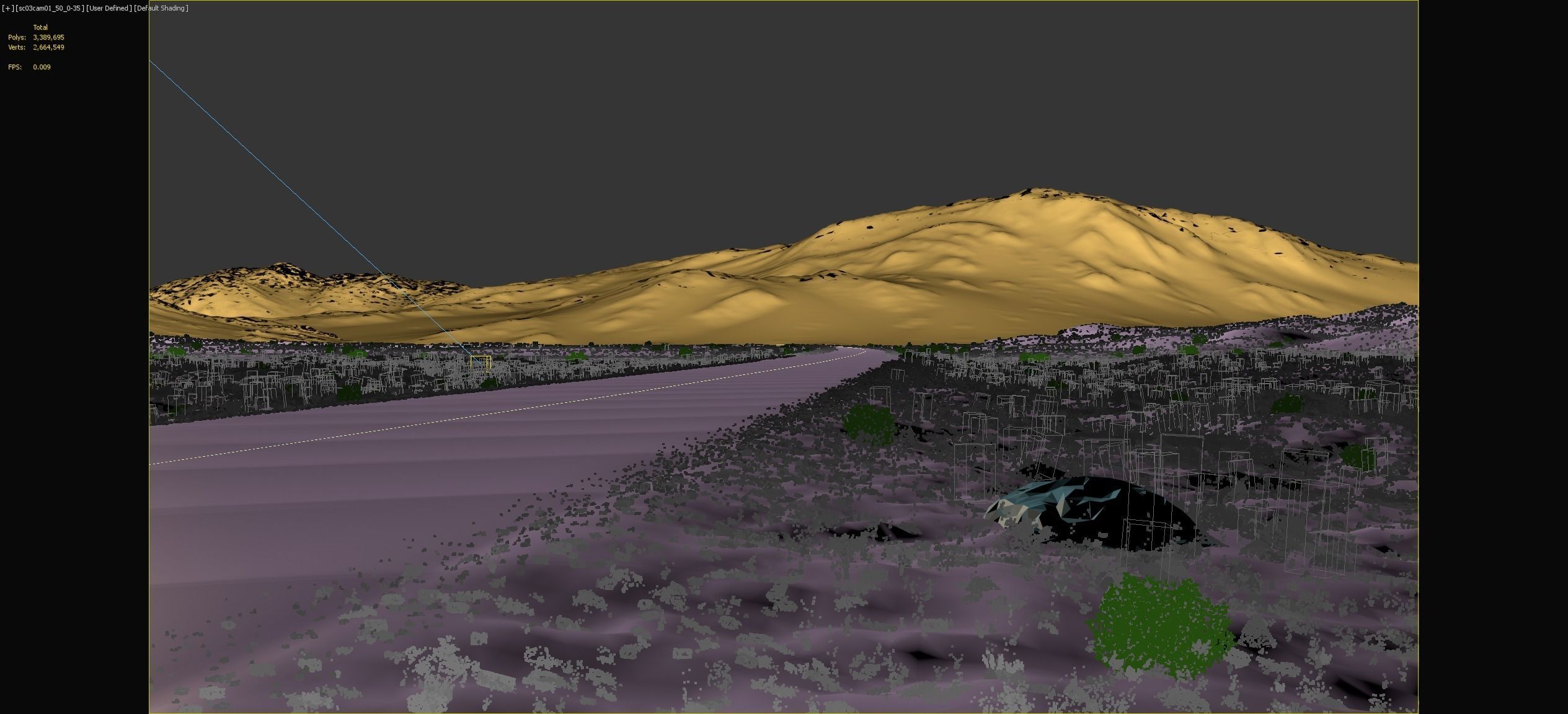 Field road production 3D model_12