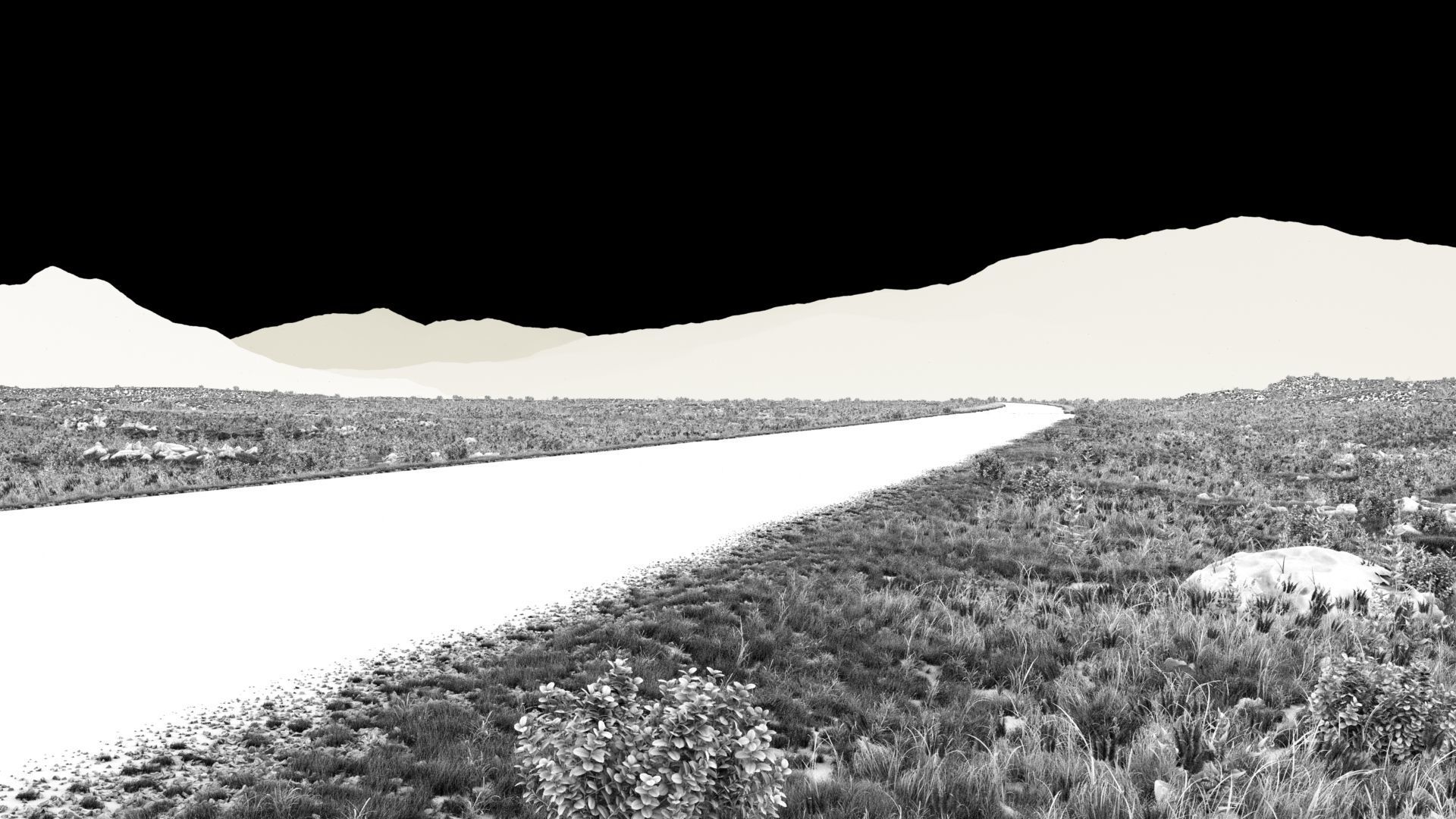 Field road production 3D model_7