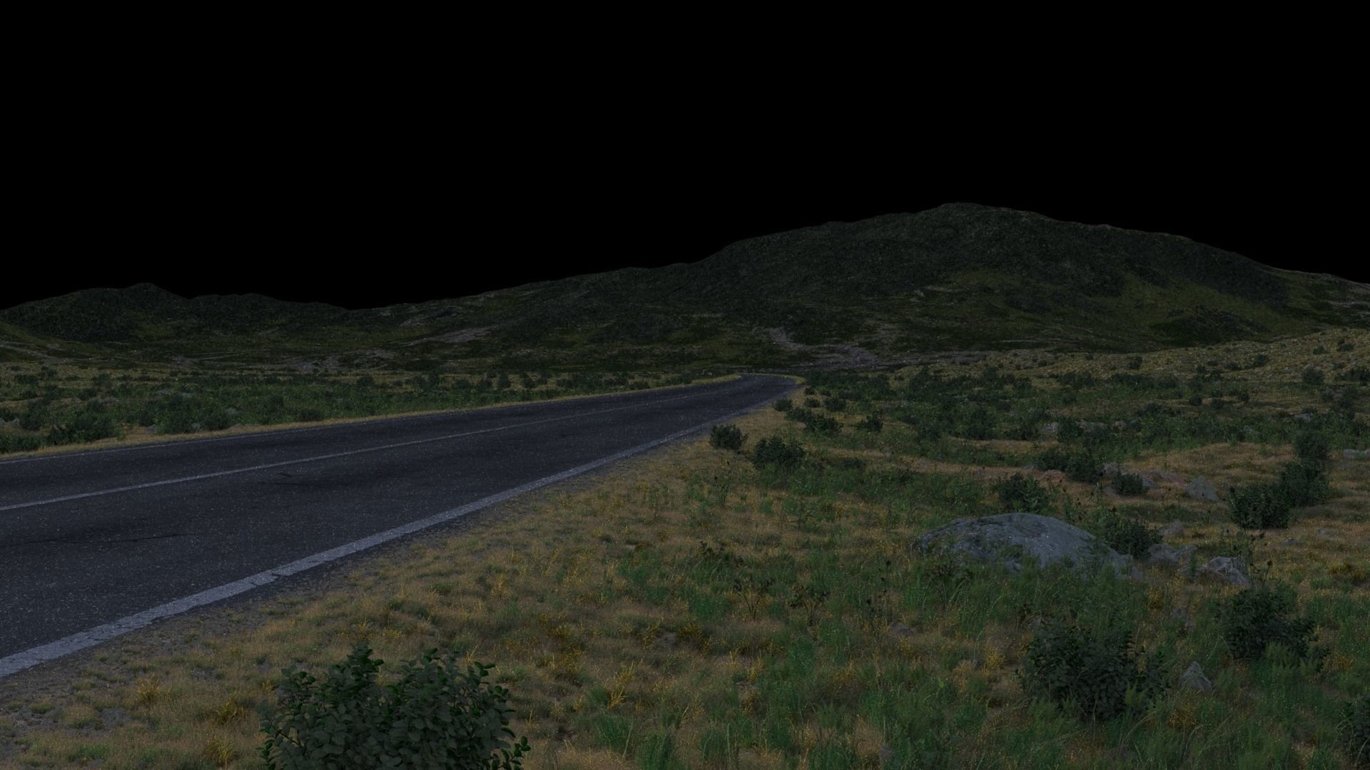 Field road production 3D model_11