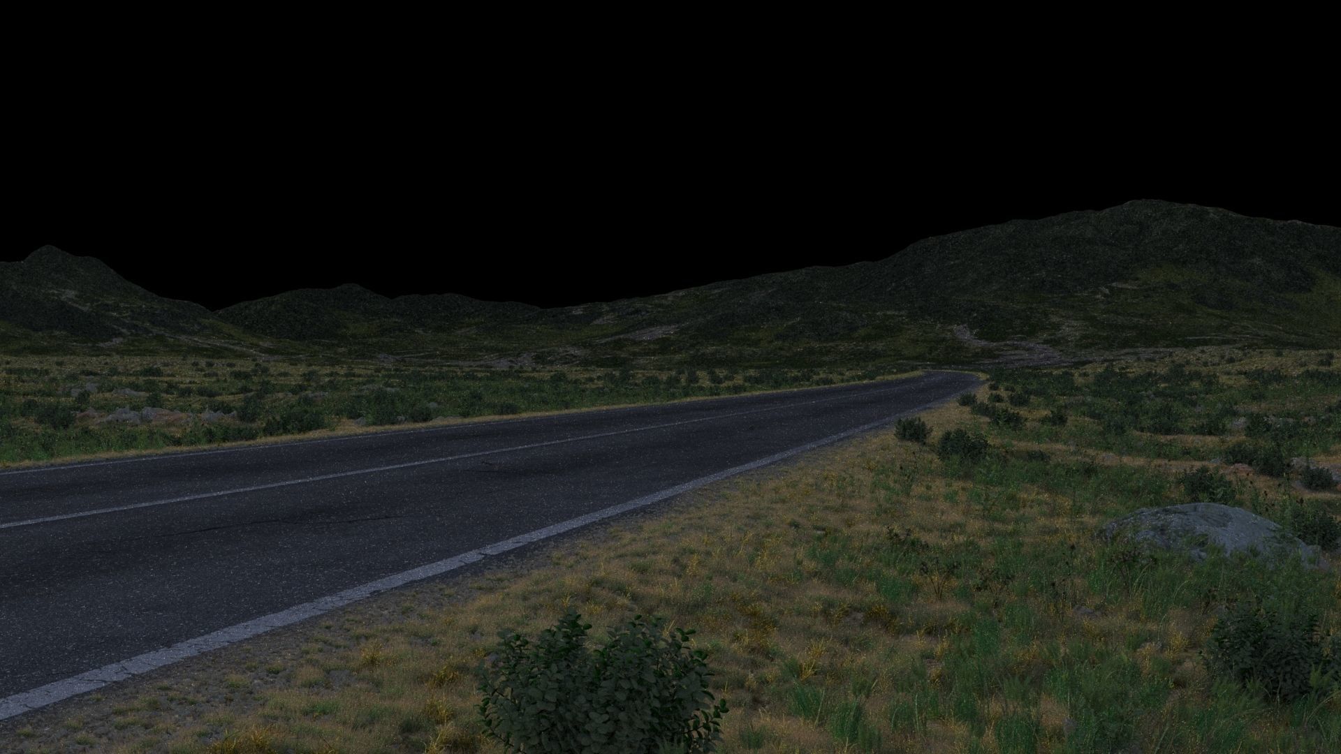 Field road production 3D model_8