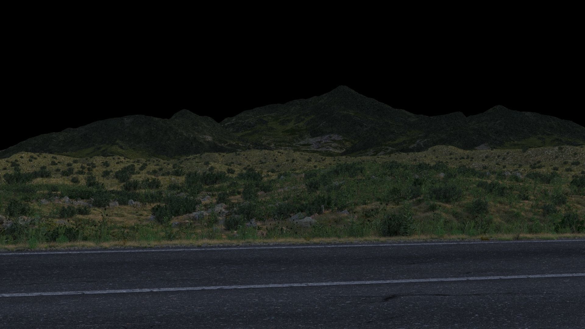 Field road production 3D model_2