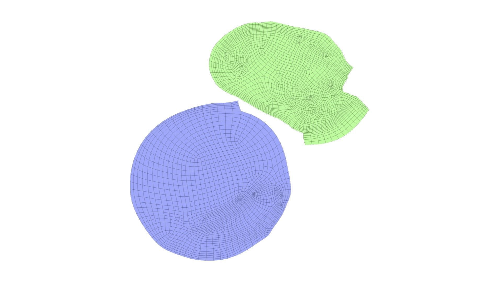Half a Crusty Round Italian Bread - Extreme Definition Scanned 3D model_10