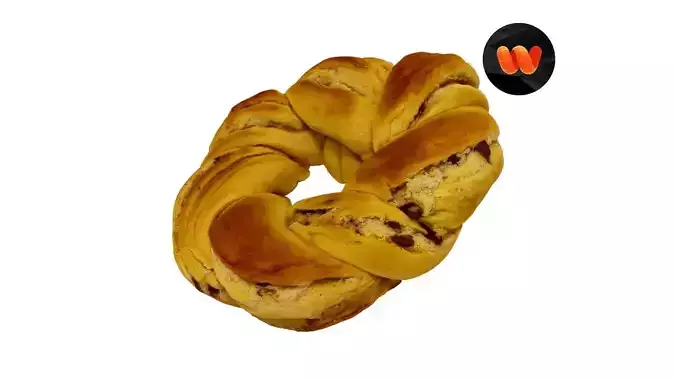 Chocolate Chip Braided Bread - Extreme Definition Scanned