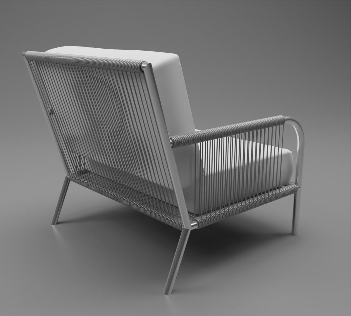 Chair Outdoor from Crate And Barrel 3D model_1