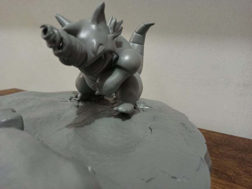 POKEMON BATTLE DIORAMA NIDOKING VS RHYDON 3D print model_12