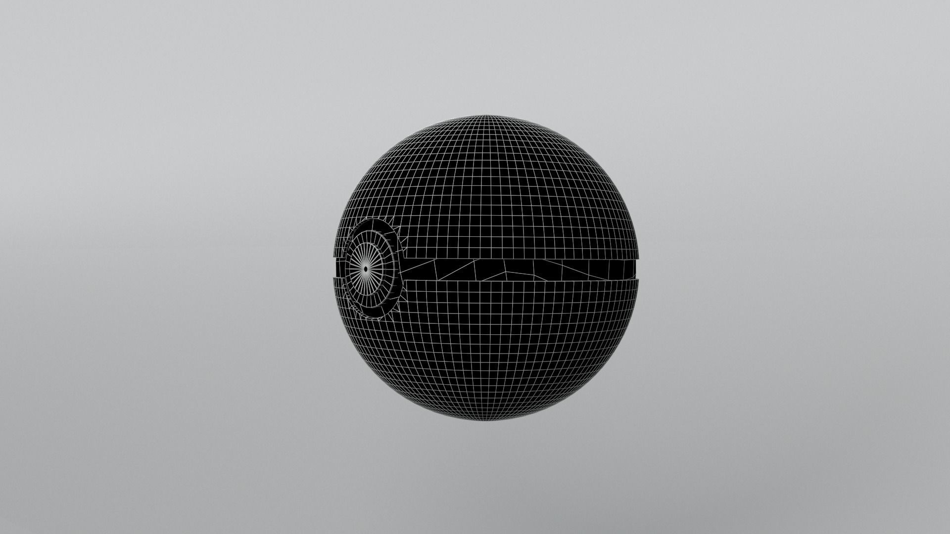 Friend Ball Low-poly 3D model_6