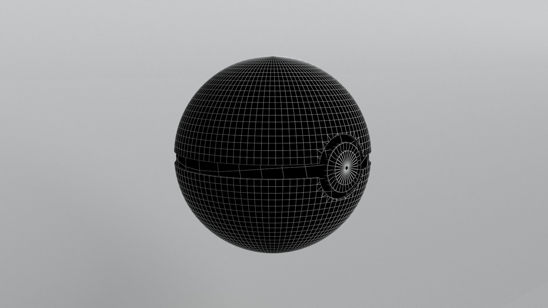 Friend Ball Low-poly 3D model_7