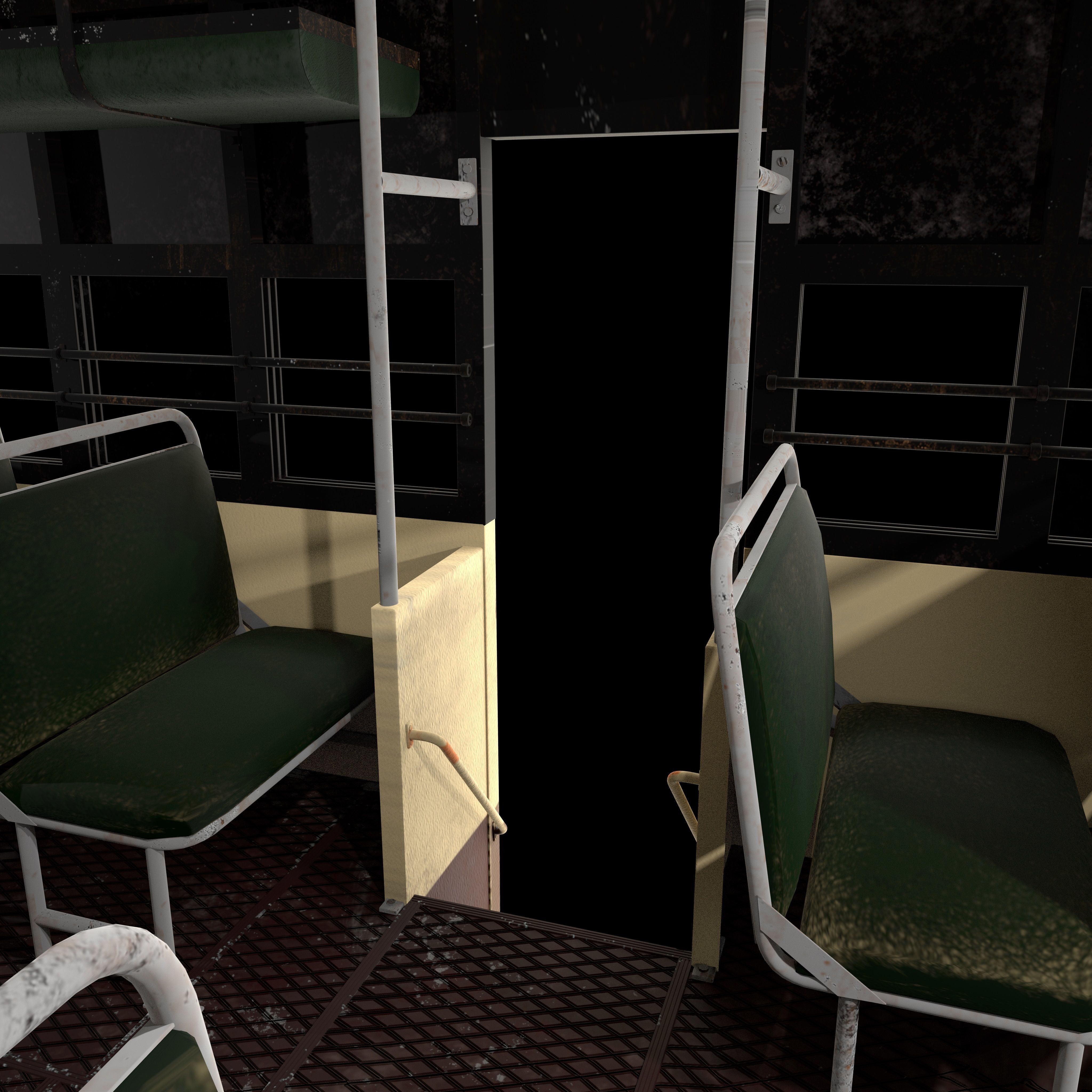 Bus Model with Texture 3D model_13