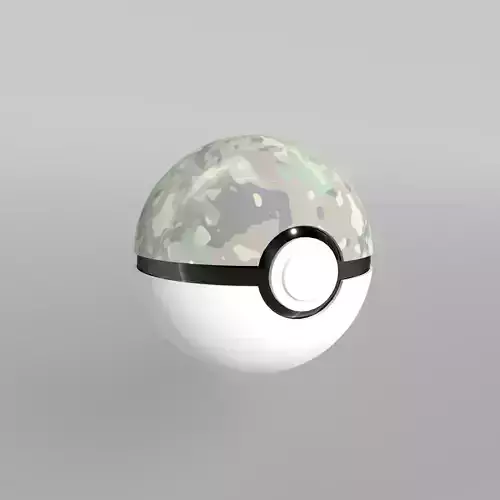 Safari Ball Low-poly 3D model