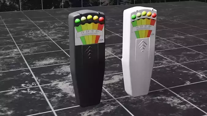 Electromagnetic Field EMF Detectors  Low-poly 3D model