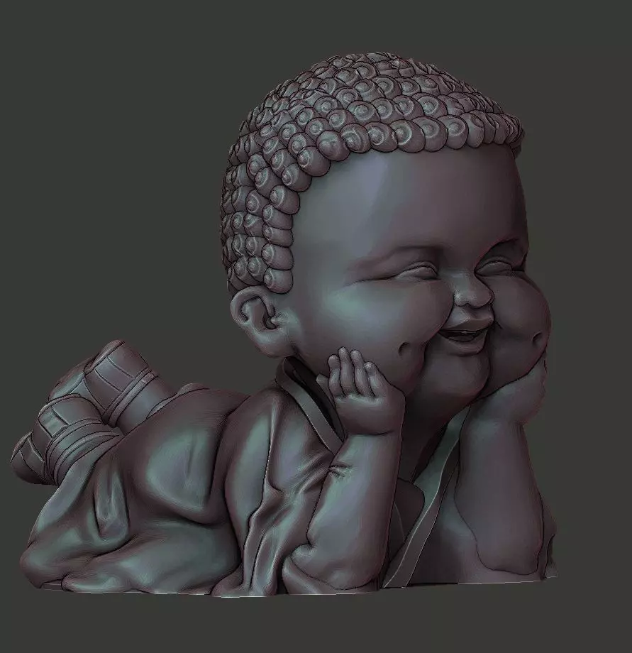 baby buddha 3D print model_0