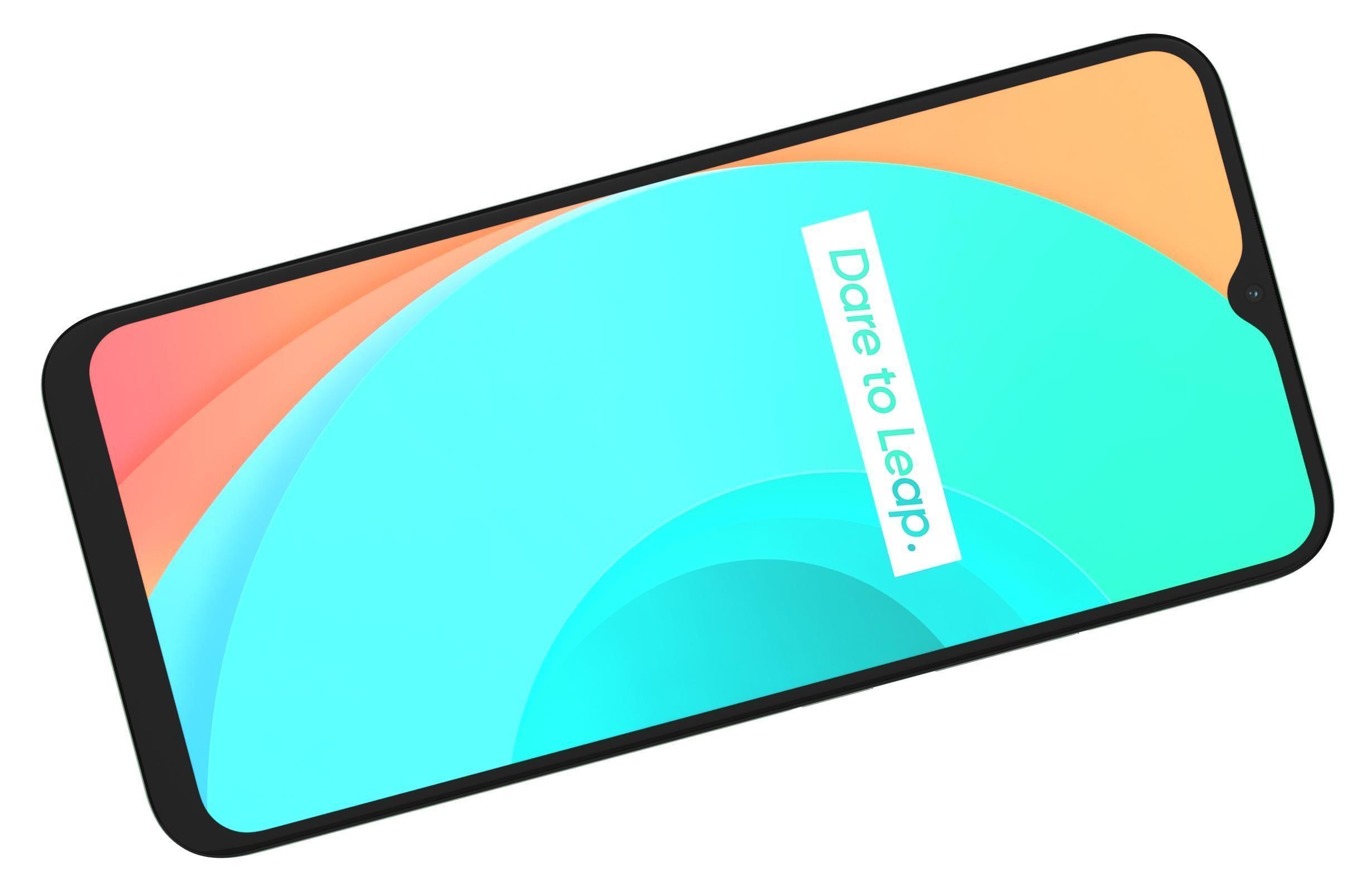 Realme C11 Mint Green 3D model_8