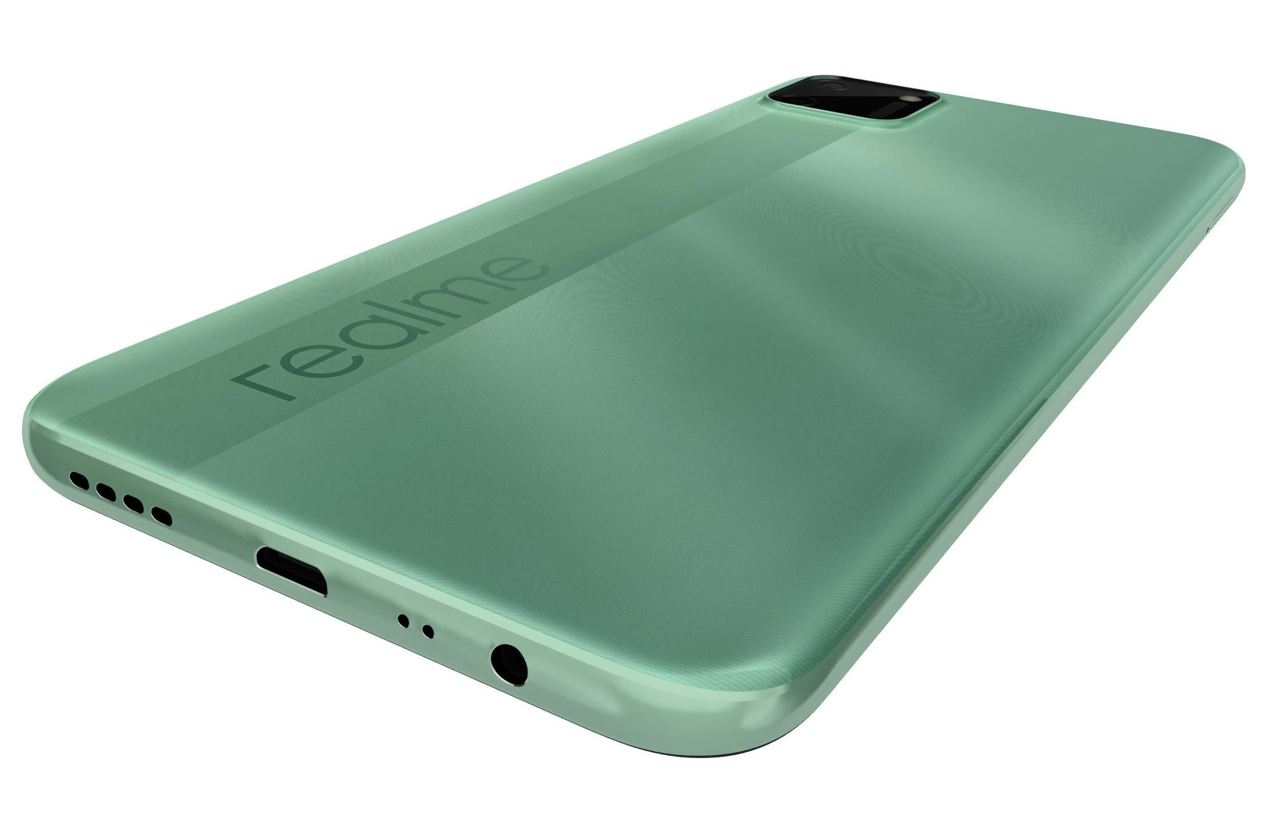 Realme C11 Mint Green 3D model_12