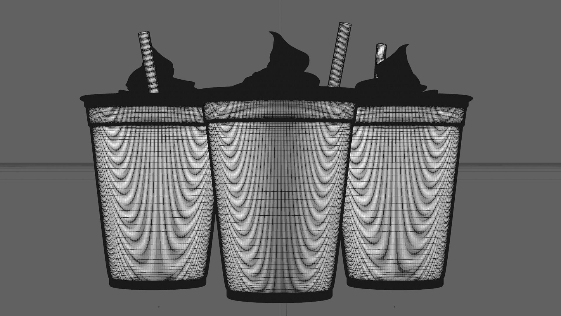 Milk Shake 3D model_5