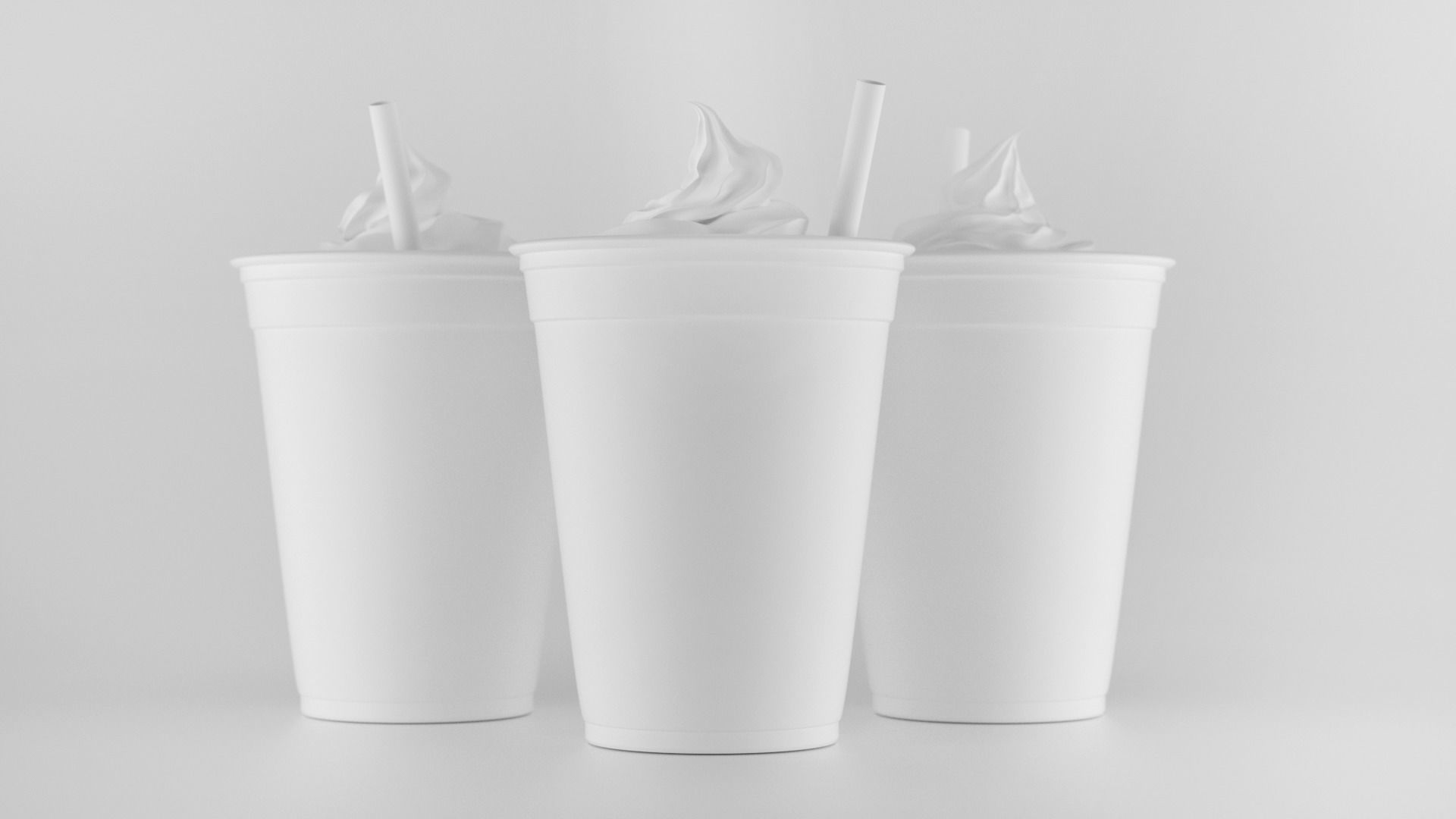 Milk Shake 3D model_3