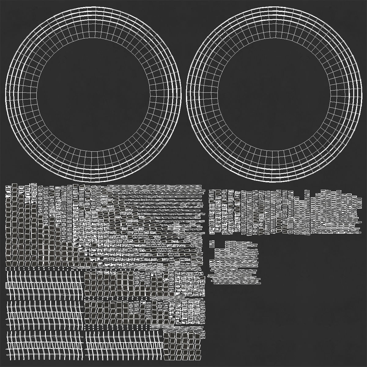 Box Truck Ford 2019 F 650 Simple Interior 3D model_20