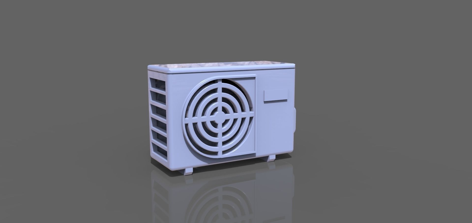Air conditioning type A 3D print model_1