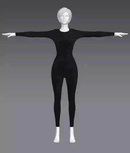 Woman T-Pose Clothing 393