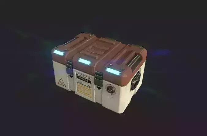 Sci-fi Box 3D print model