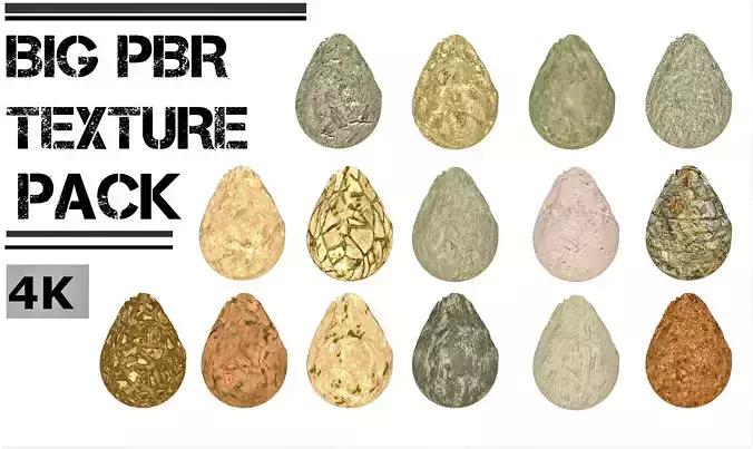 BIG TEXTURE PACK Pbr Texture