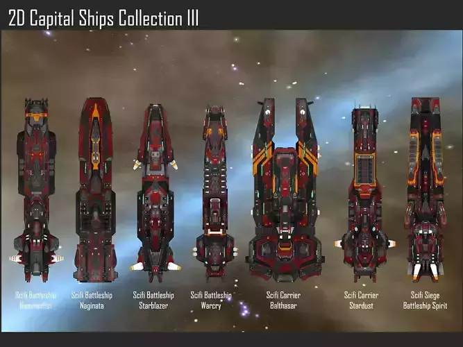 2D Capital Ships Collection III