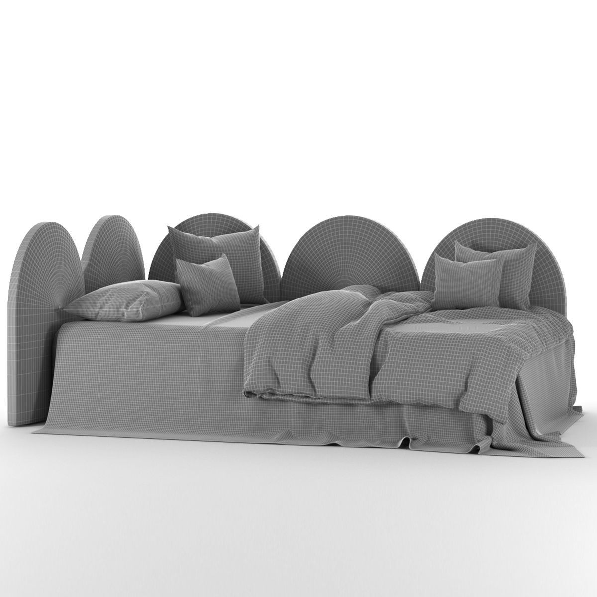 Peonihome day and rest bed set 32 3D model_4