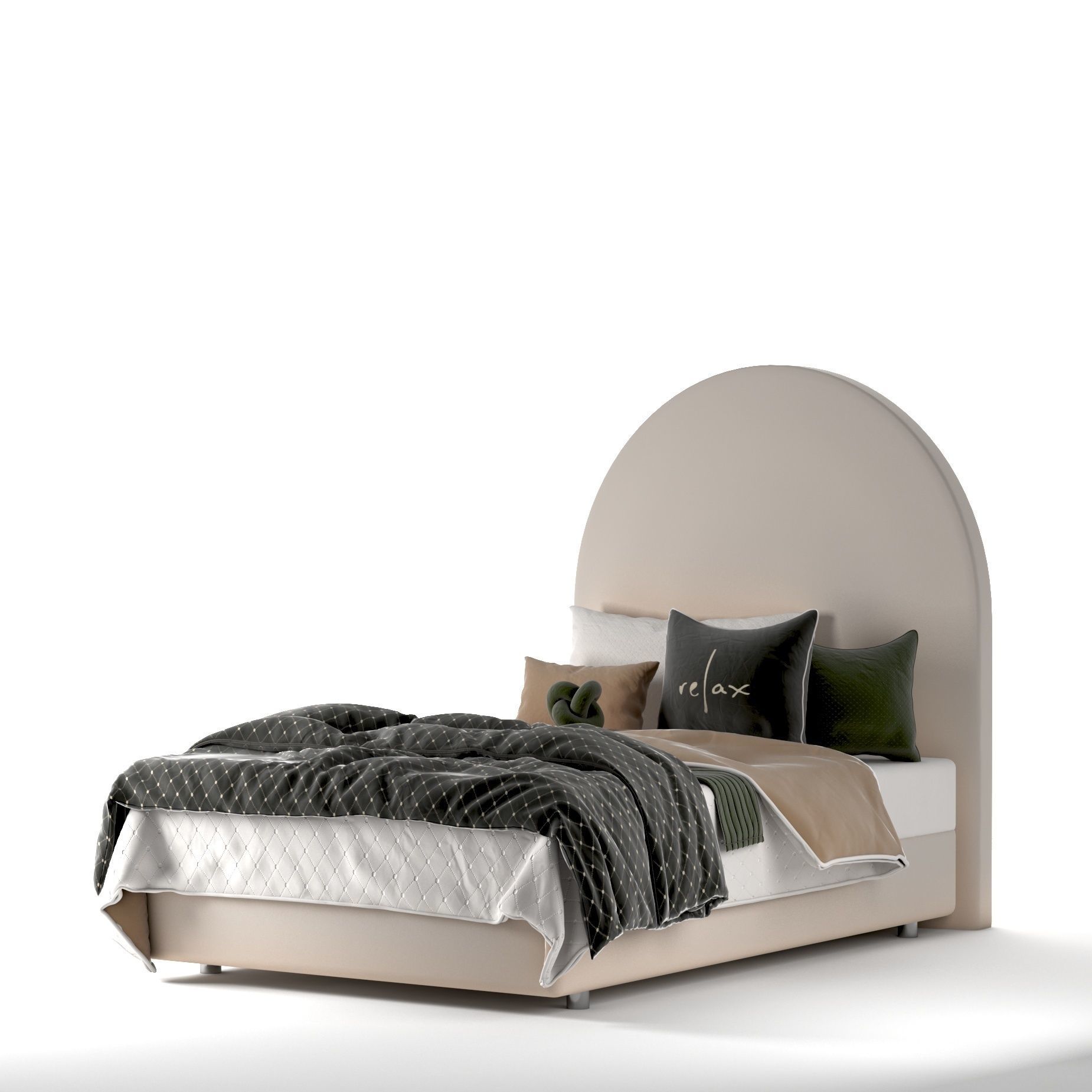 Peonihome day and rest bed set 32 3D model_5