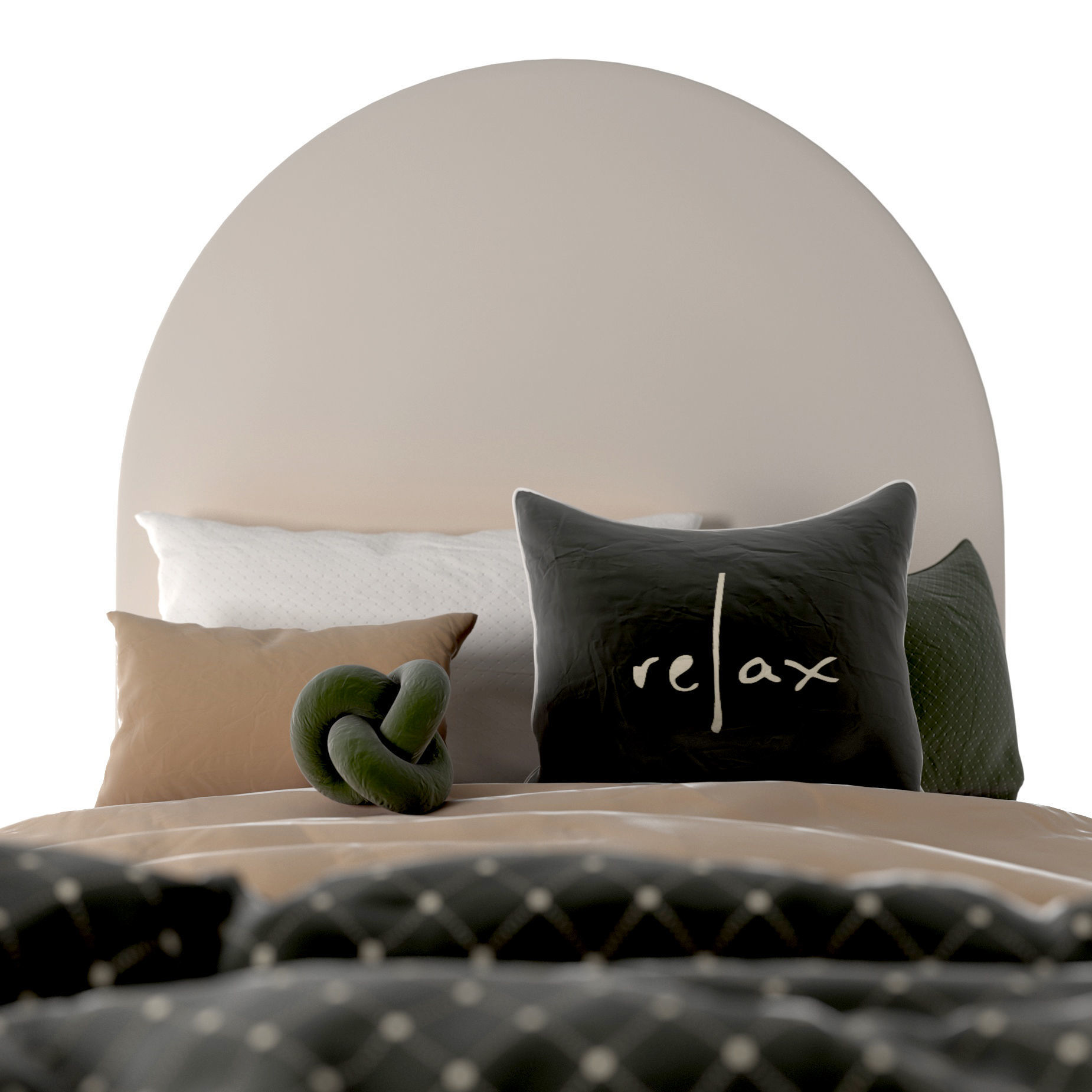 Peonihome day and rest bed set 32 3D model_1