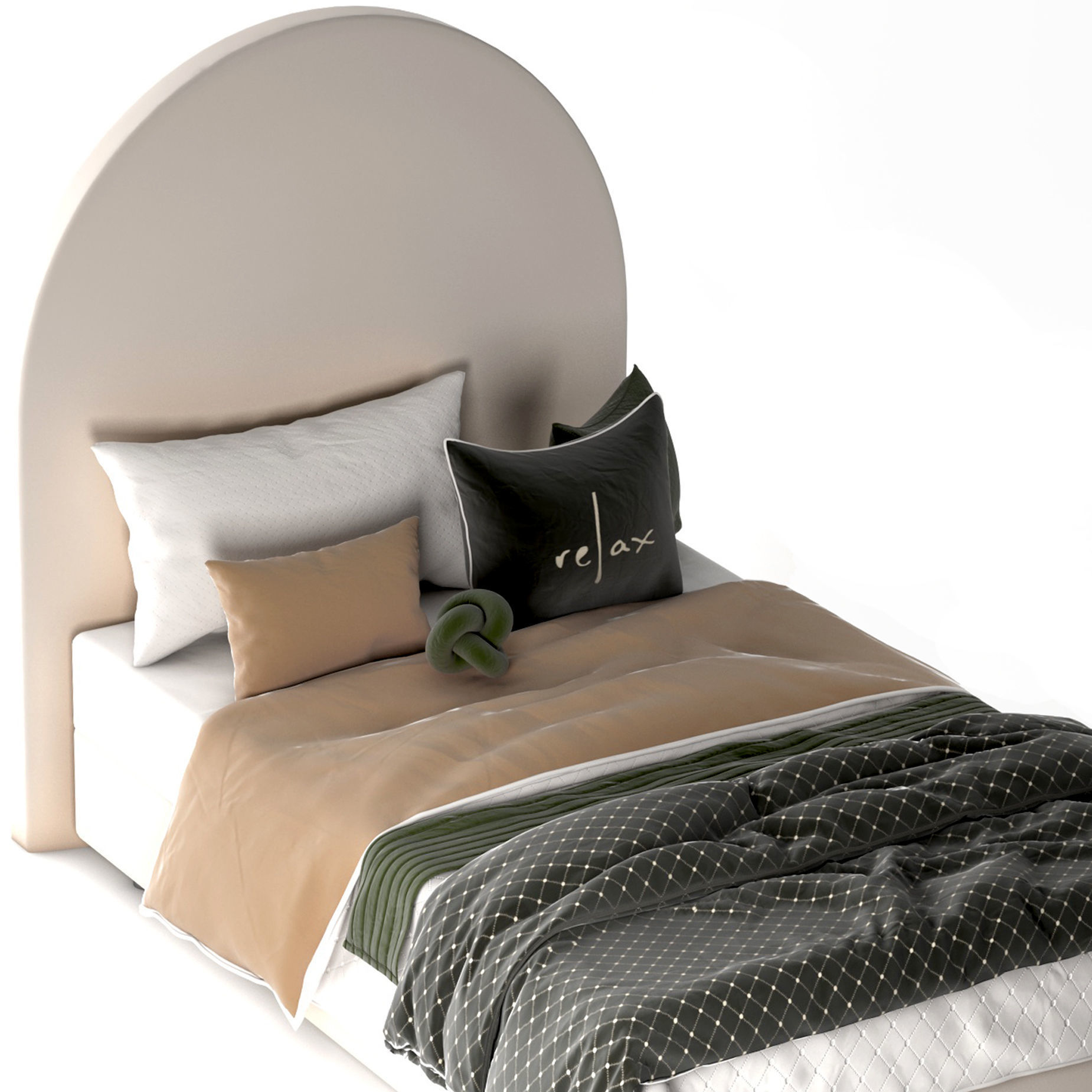 Peonihome day and rest bed set 32 3D model_3