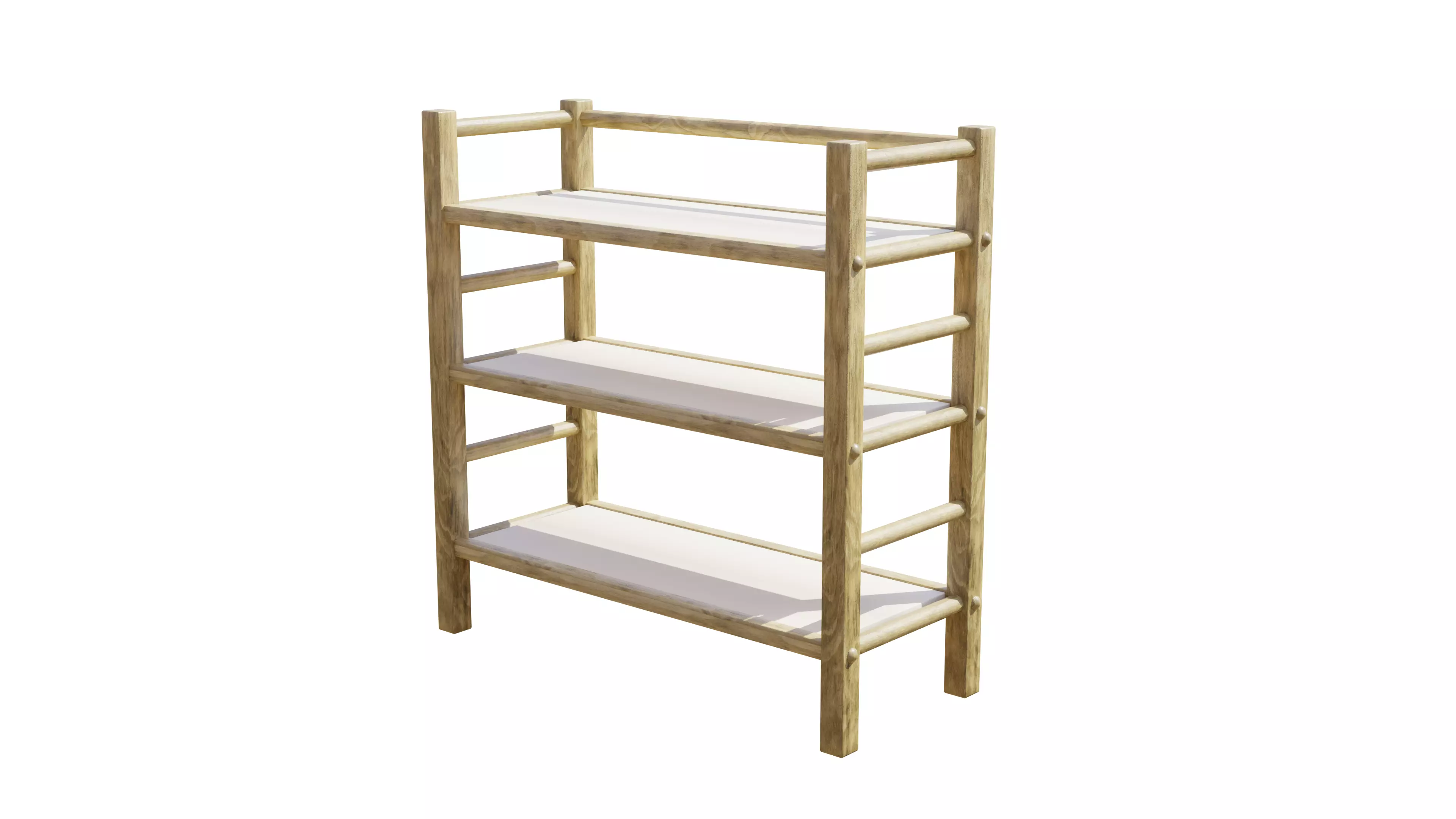 Standing Shelf Free 3D model