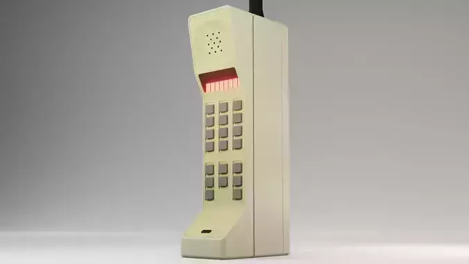 Retro Cell Phone 3D model