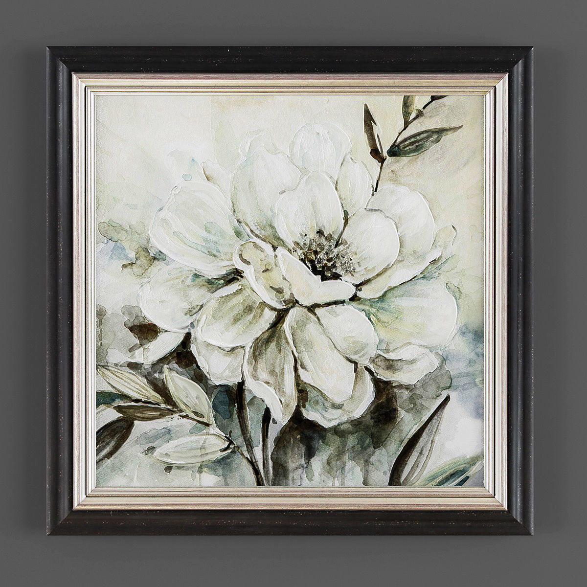 Pictures871 peony framed art Low-poly 3D model_2