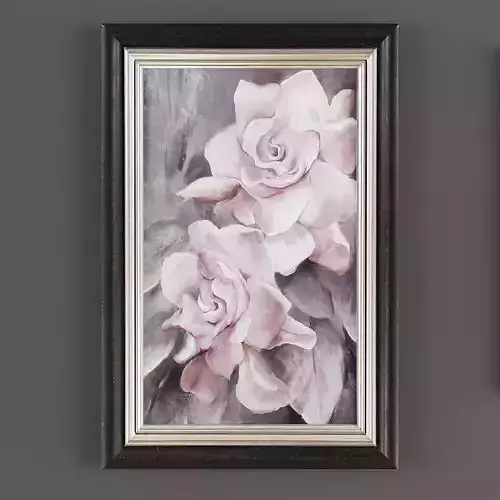 Pictures871 peony framed art