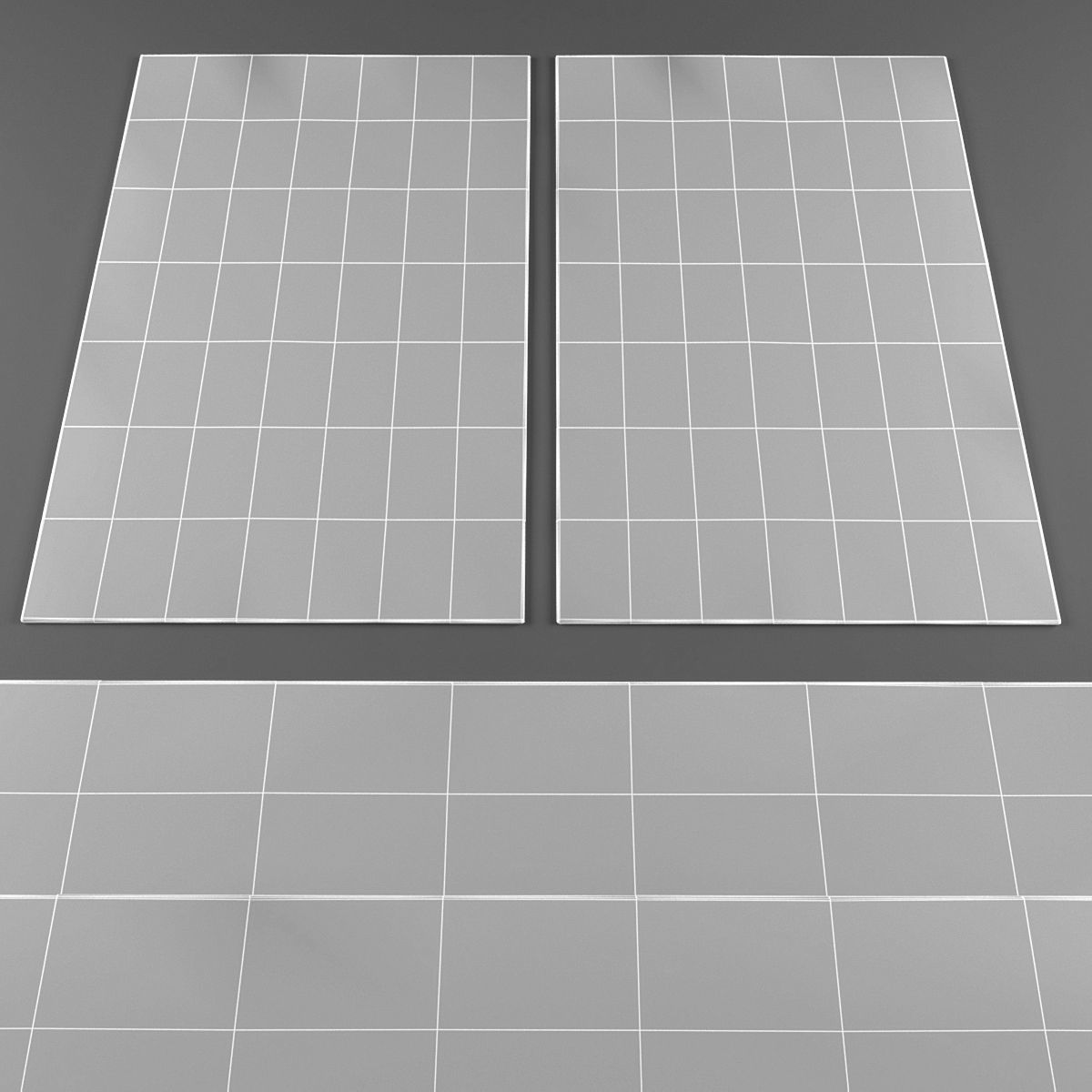 Rugs collection 347 Low-poly 3D model_3