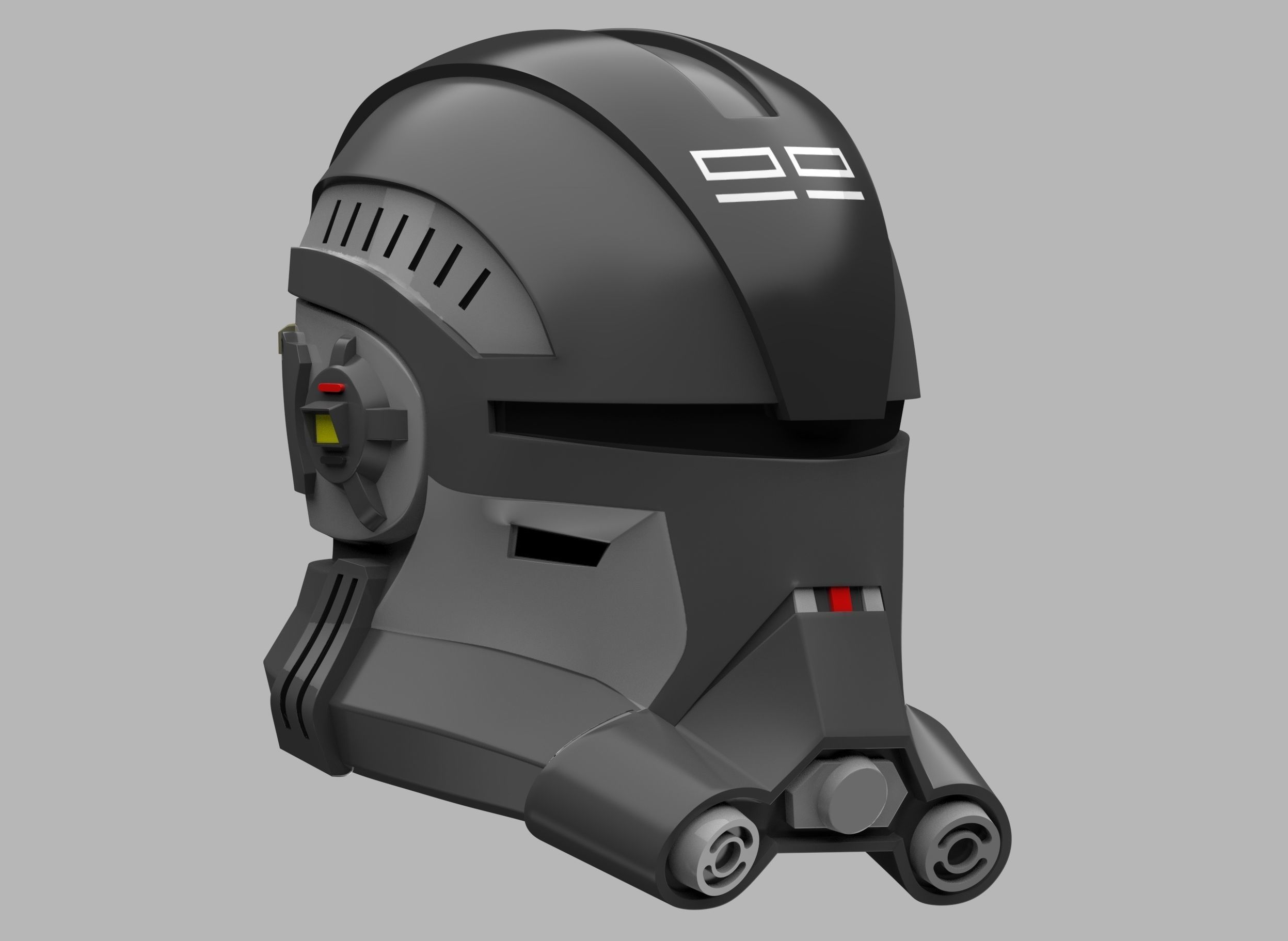 Echo Helmet - The Bad Batch - 3D Print Files 3D print model_3