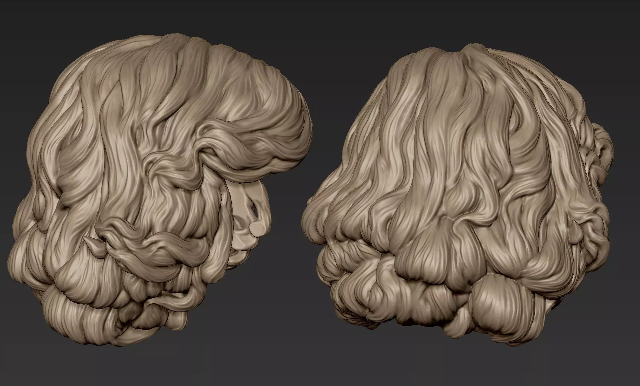 Hair 43 3D model