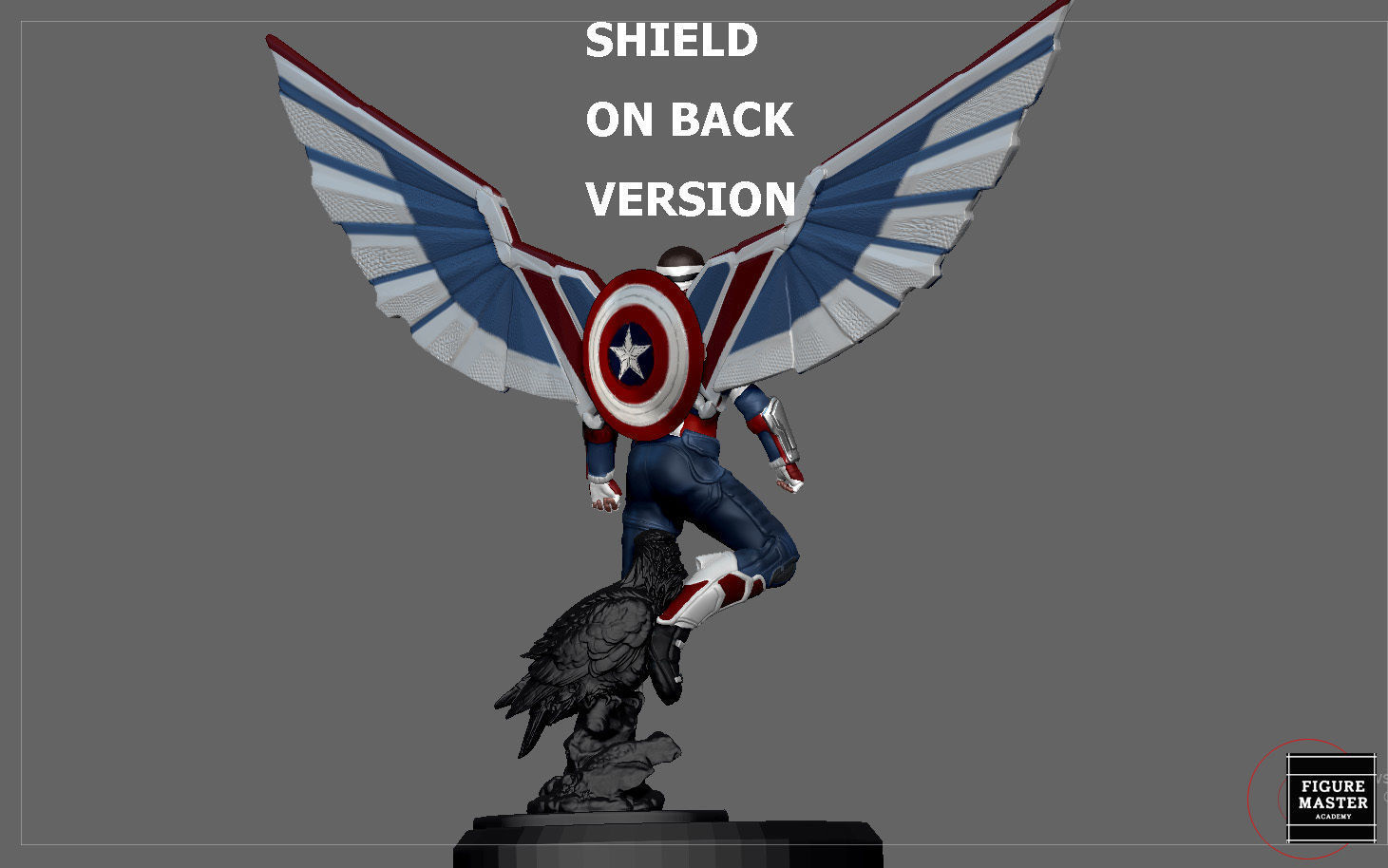 CAPTAIN AMERICA FALCON SAM WINTER SOLDIER AVENGERS MCU CHARACTER 3D print model_16