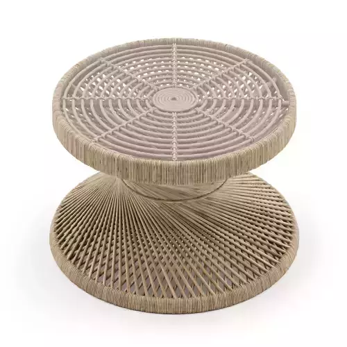 Rattan Round Table