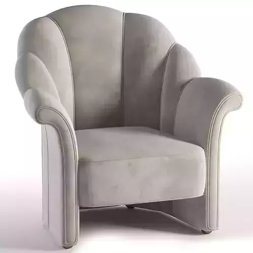 Armchair velvet at