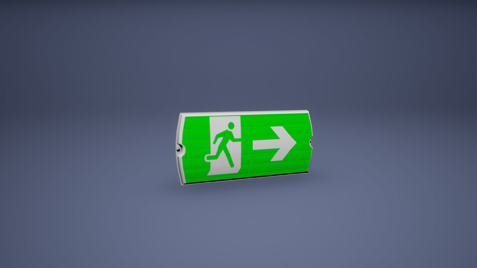 Fire Detector Low Poly Game Ready Low-poly 3D model_2