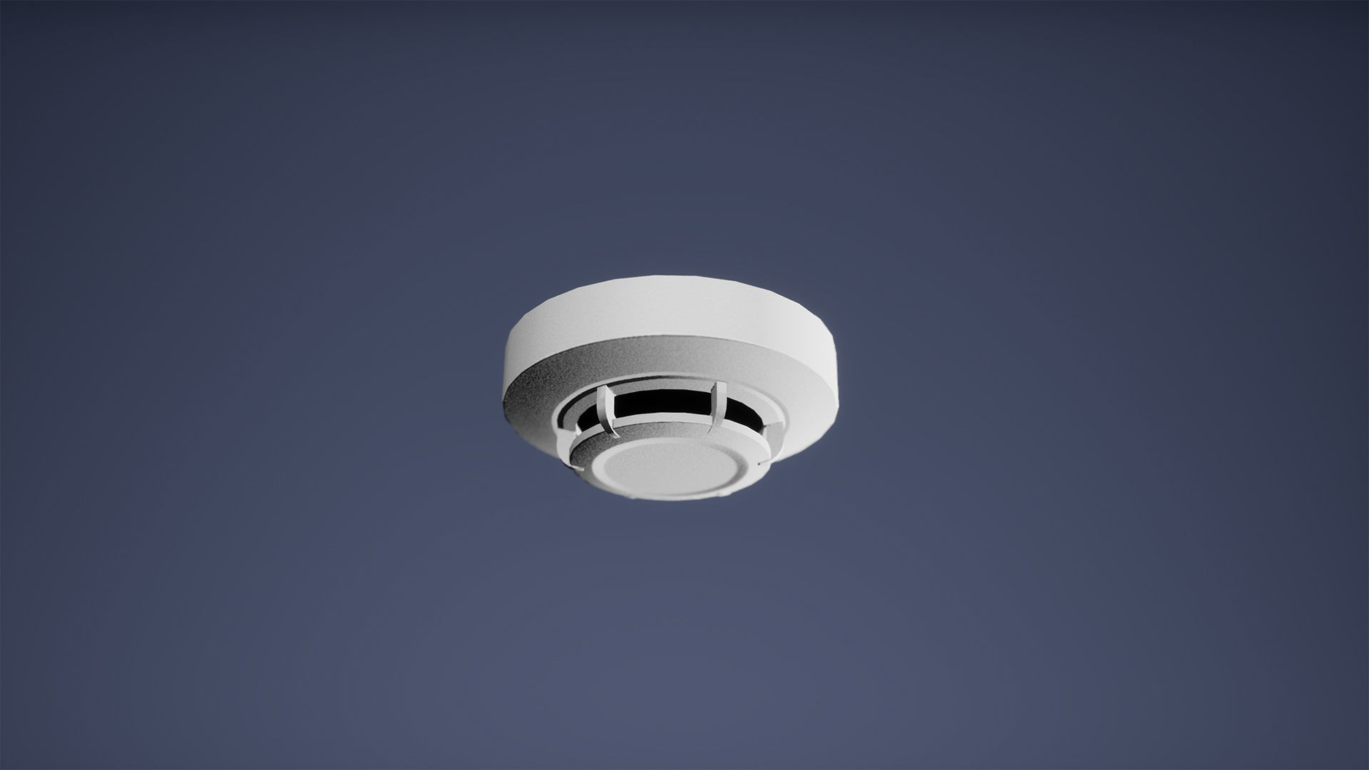 Fire Detector Low Poly Game Ready Low-poly 3D model_4